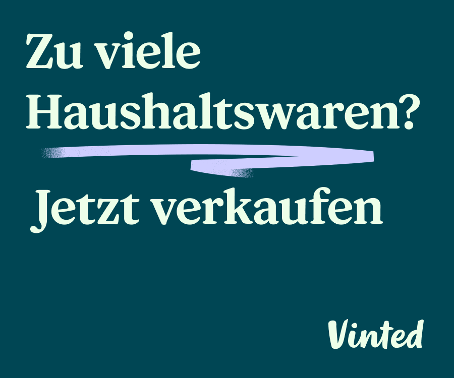 Zu viele Haushaltswaren? Jetzt verkaufen
