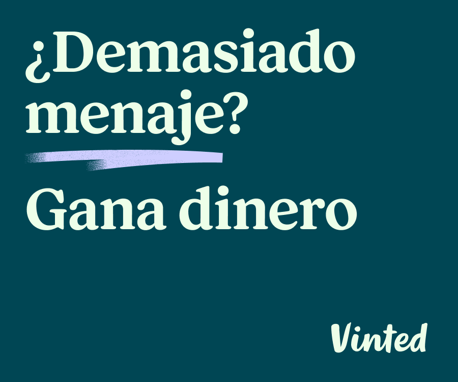¿Demasiado menaje? Gana dinero
