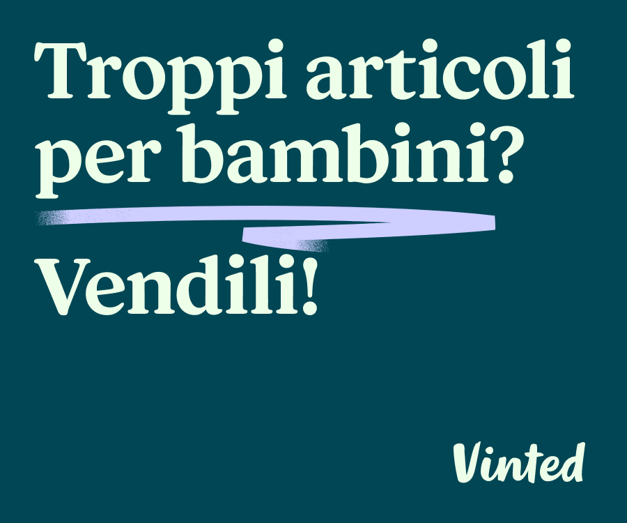 Troppi articoli per bambini? Vendili!