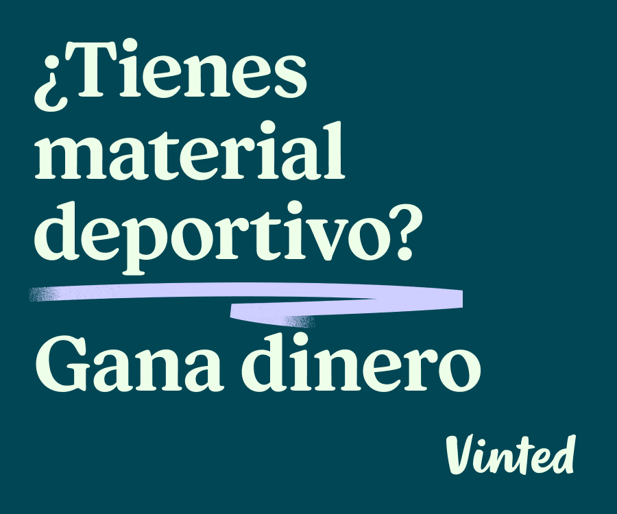 ¿Tienes material deportivo? Gana dinero
