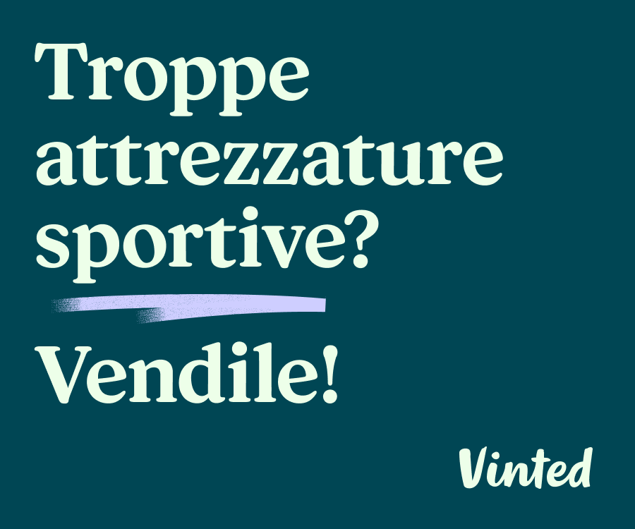 Troppe attrezzature sportive? Vendile!
